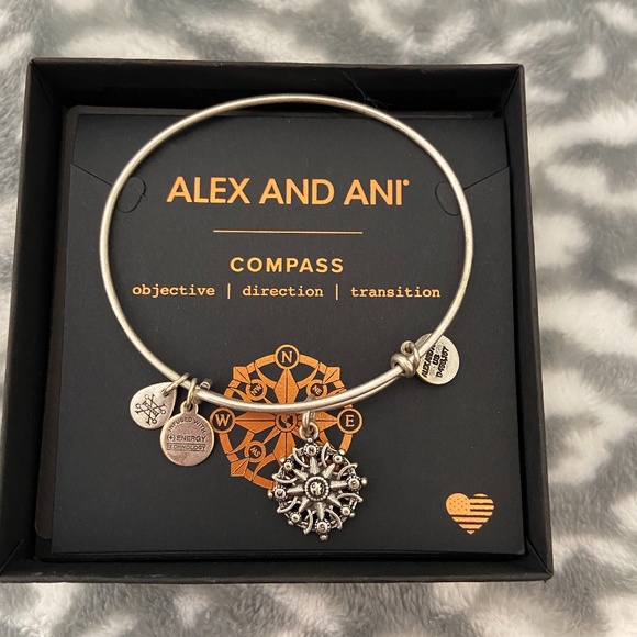 Alex and Ani Jewelry Alex And Ani Compass Charm Bracelet Poshmark